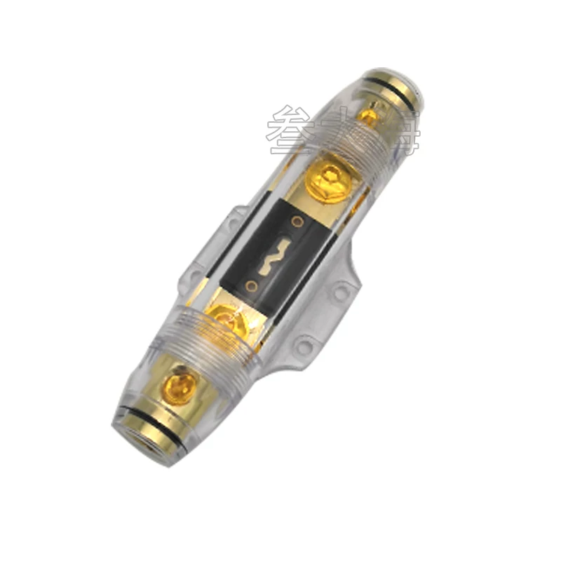 险座功放低音汽车改装电源0g 大号保炮保险管4ga一出一音响