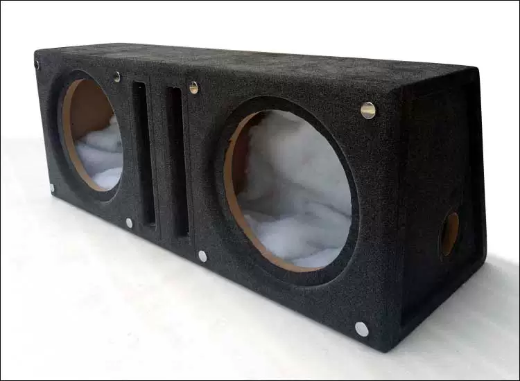 箱独立双木箱试音空音箱体汽车低音炮双喇叭音箱空箱10寸12寸连体
