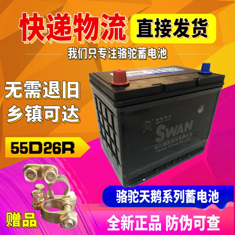 蓄电池1小铲车汽骆驼天鹅逆变摆摊照明农用ah适配车电瓶5